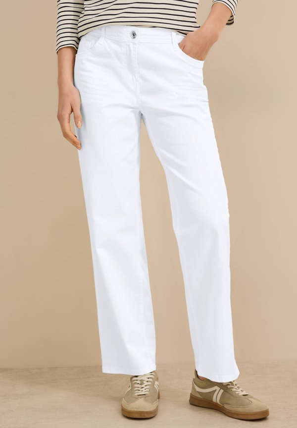 WIDE - Jeans Straight Leg - weiß