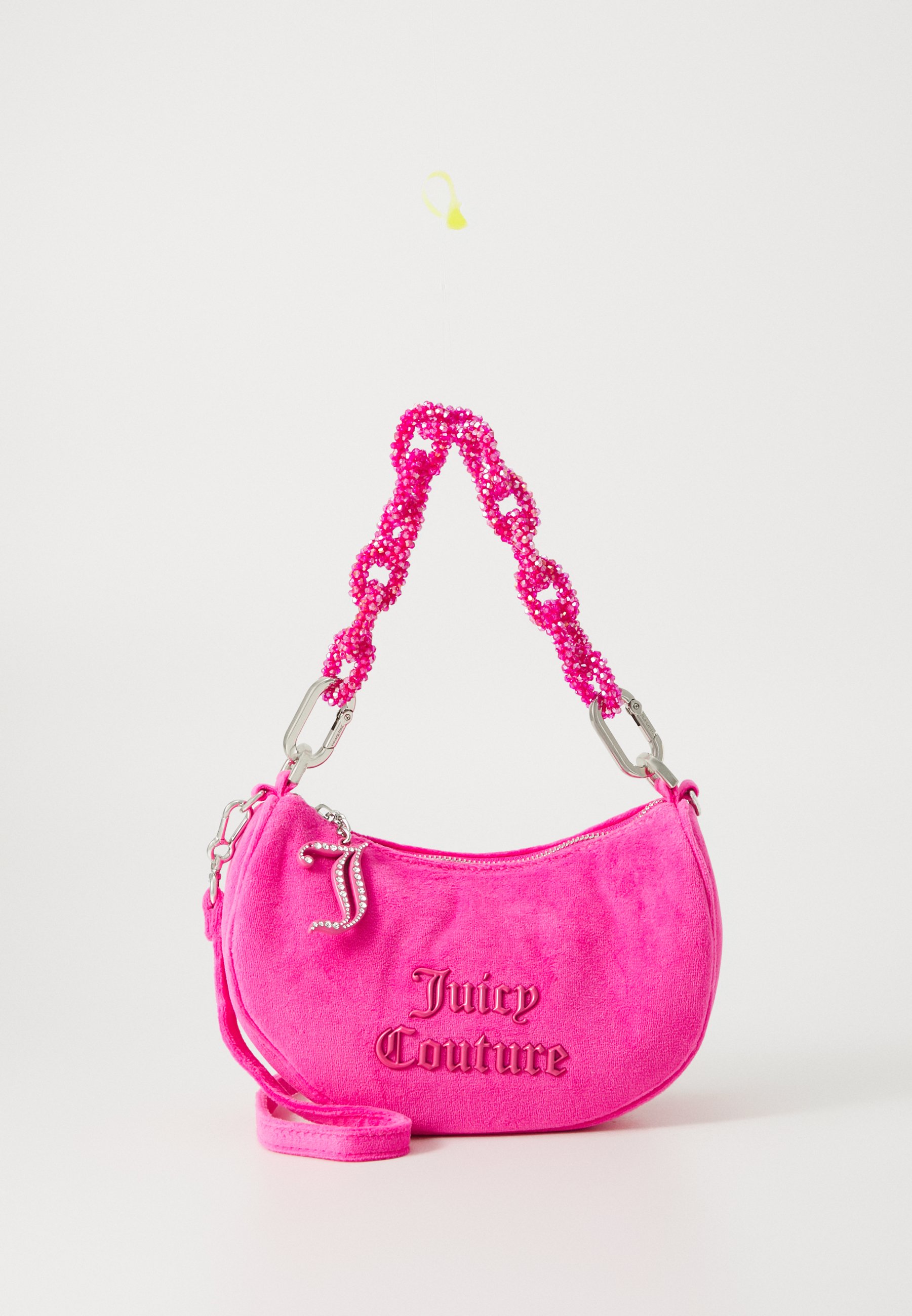 Juicy Couture BLOSSOM CHAIN SMALL HOBO SET - Handbag - rasberry