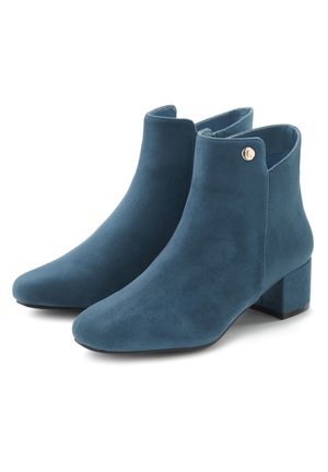 Ankle boots - petrol