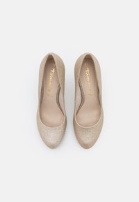 Tamaris Plateaupumps - light gold glam