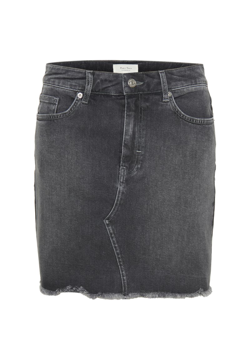 Part Two Jeansrok grijs denim/greydenim