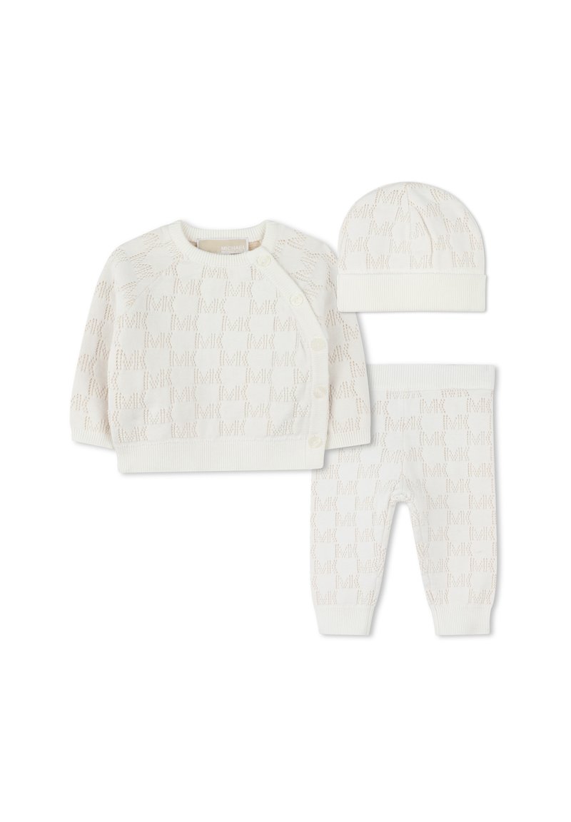 Michael Kors Kids ENSEMBLE 3 PIÈCES - Trainingsbroek - ecru beige