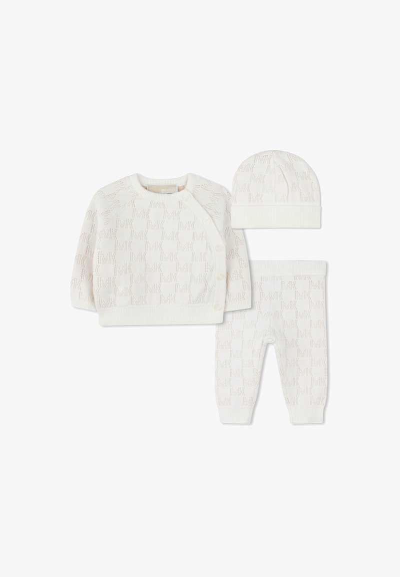 Michael Kors Kids ENSEMBLE 3 PIÈCES - Pantalon de survêtement - ecru beige