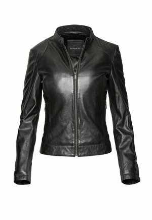 Leather jacket - schwarz