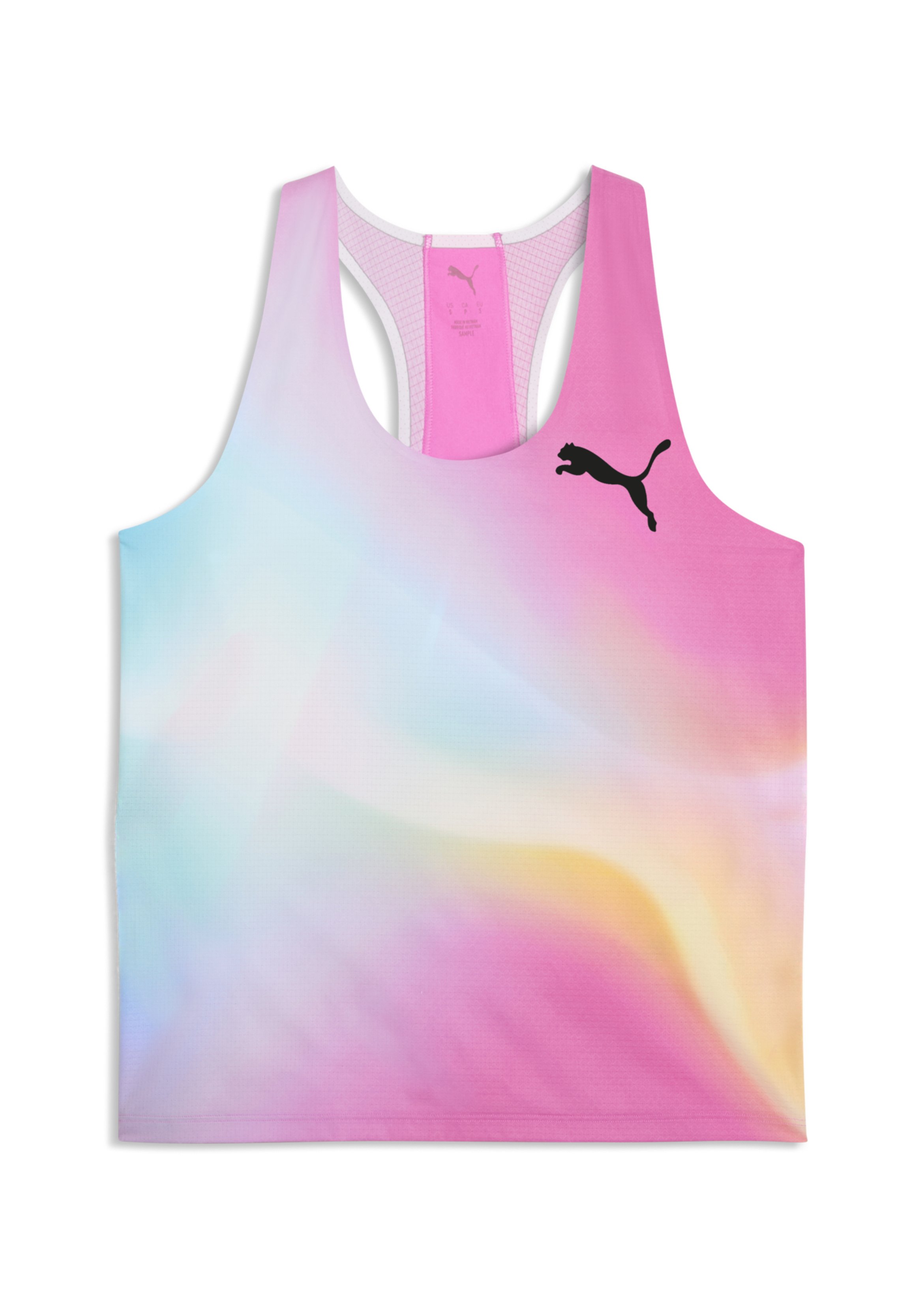 Puma W LIGHTSPEED ULTRAWEAVE GRAPHIC SINGLET - Top - poison pink