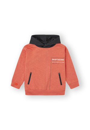 Sudadera con cremallera - naranja