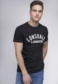 Lonsdale Marškinėliai su spaudiniu - black