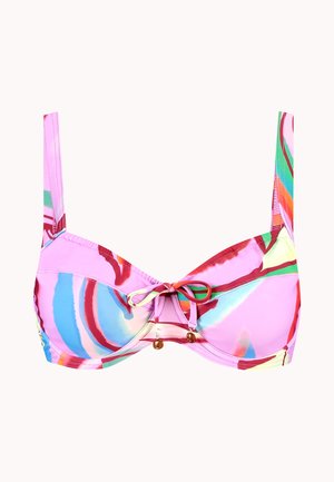 Cyell BEUGEL  - Bikini top - roze meerkleurig