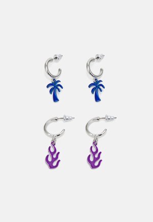 Uncommon Souls PALM TREE AND FIRE DROP EARRINGS 2 PACK UNISEX - Žiedas - multi