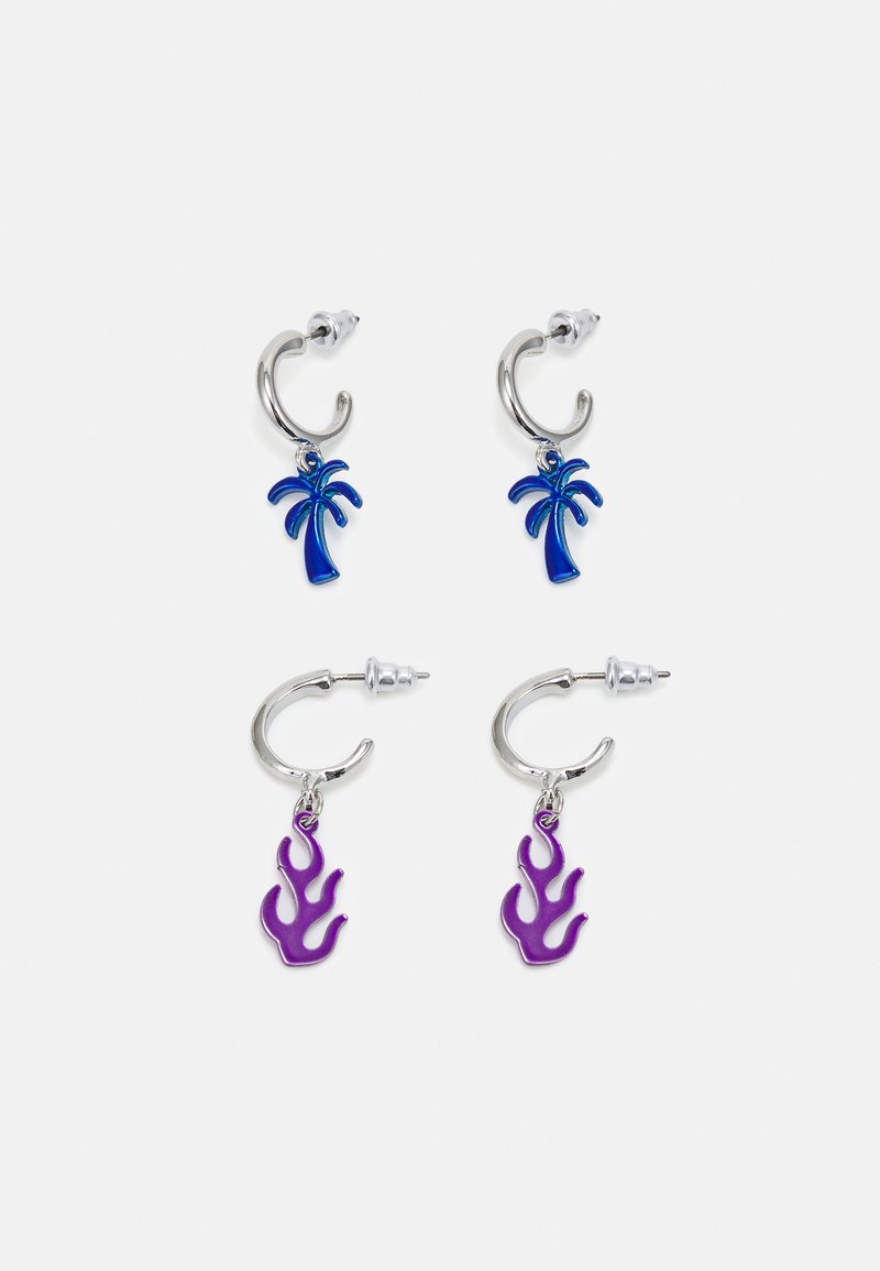 Uncommon Souls PALM TREE AND FIRE DROP EARRINGS 2 PACK UNISEX - Δαχτυλίδι - multi