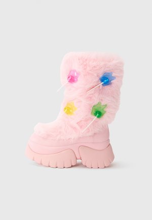 Bottes à plateau - pink
