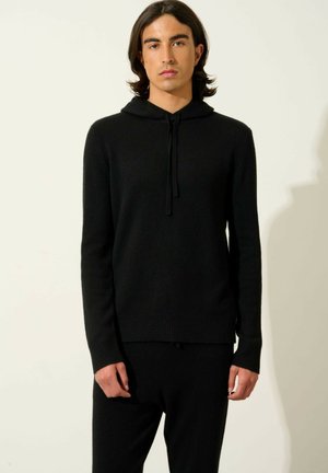 BENDT - Felpa con cappuccio - black