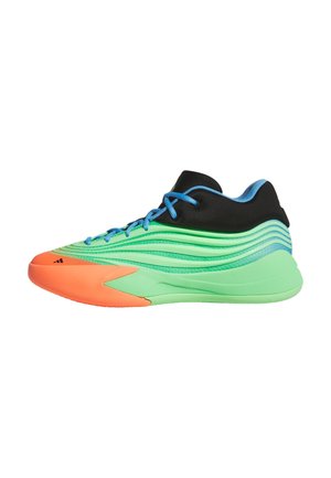 Scarpe da basket - lime burst   signal coral   blue burst