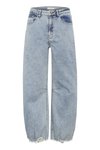 DEA BARREL - Wide Leg - light blue denim