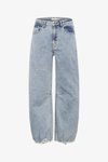 DEA BARREL - Wide Leg - light blue denim