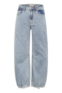 DEA BARREL - Wide Leg - light blue denim