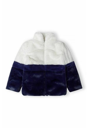 ZIP THRU FUR - Vinterjacka - off white navy