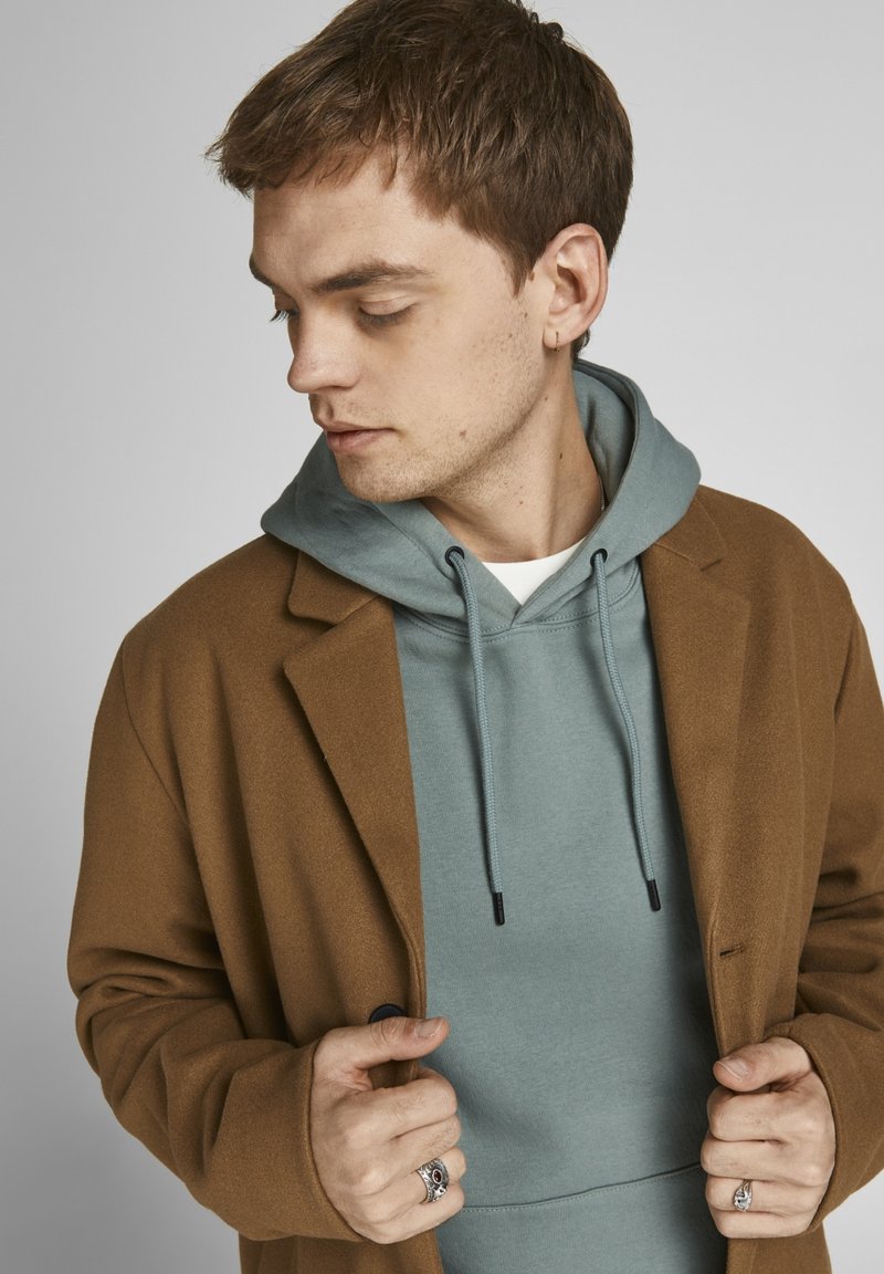 Jack & Jones JJESTAR BASIC Hoodie slate gray/grey Zalando.co.uk