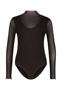 MIT TRANSPARENTEN ÄRMELN - Bluse - black beauty