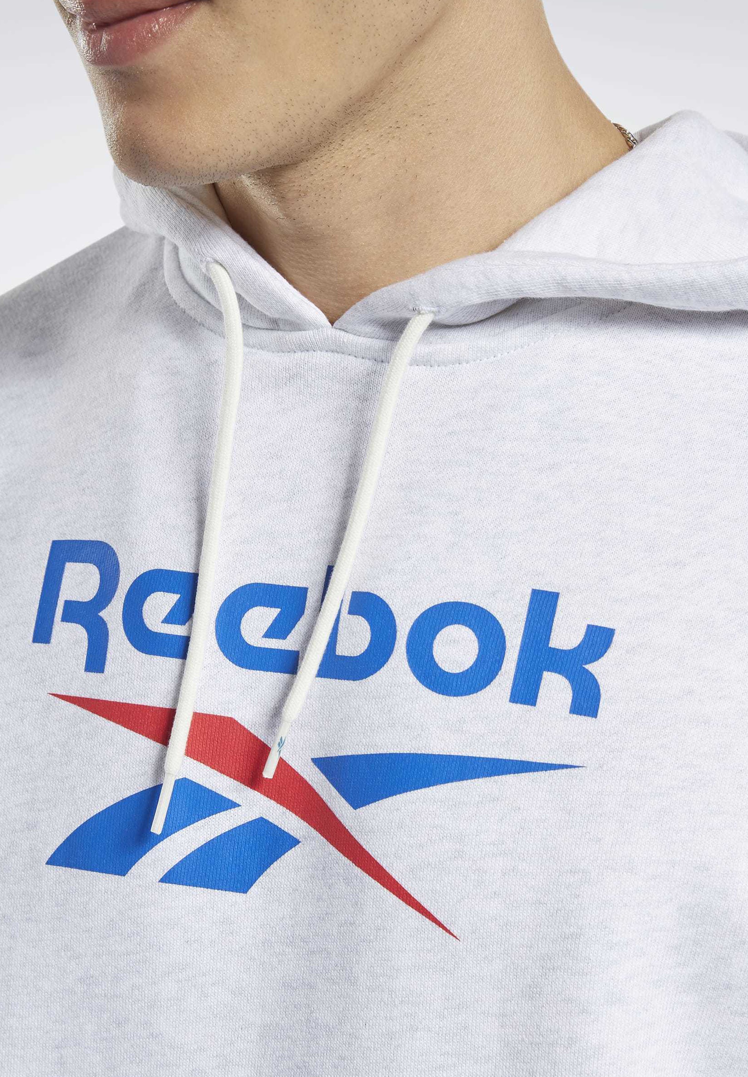 Reebok Classic CLASSICS VECTOR HOODIE Hoodie white Reebok Classic CLASSICS VECTOR HOODIE - Hoodie - white