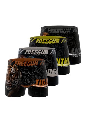 4 PACK  - Boxers - marron jaune noir