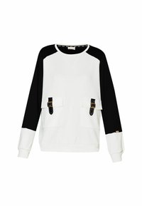 LIU JO WITH POCKETS - Športni pulover - white