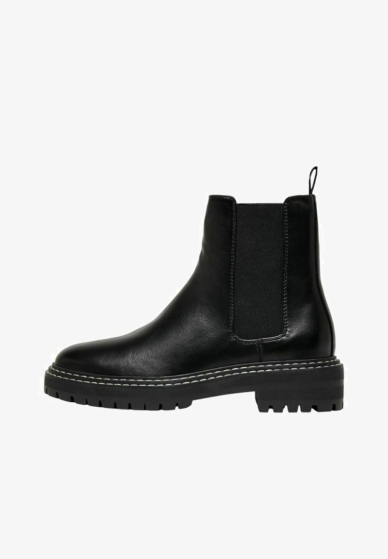 ONLY SHOES CHUNKY - Botines bajos - black