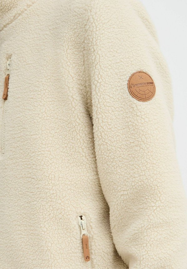 NBSamanta TEDDY - Fleece jacket - oatmeal4