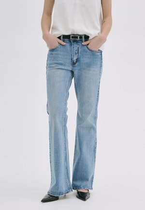 DANGOMW 144 HIGH - Jeans bootcut - light blue retro wash