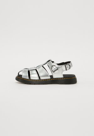 Dr. Martens CAARYS UNISEX - Sandálias - silver coloured