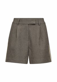 NANACC PIPING PLEAT SHORTS - Šortky - mink