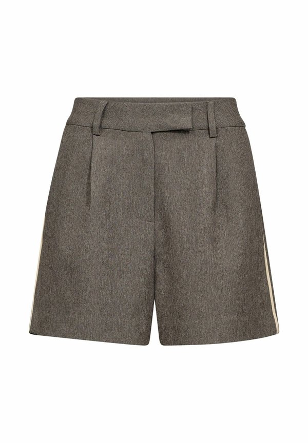 NANACC PIPING PLEAT SHORTS - Shorts - mink