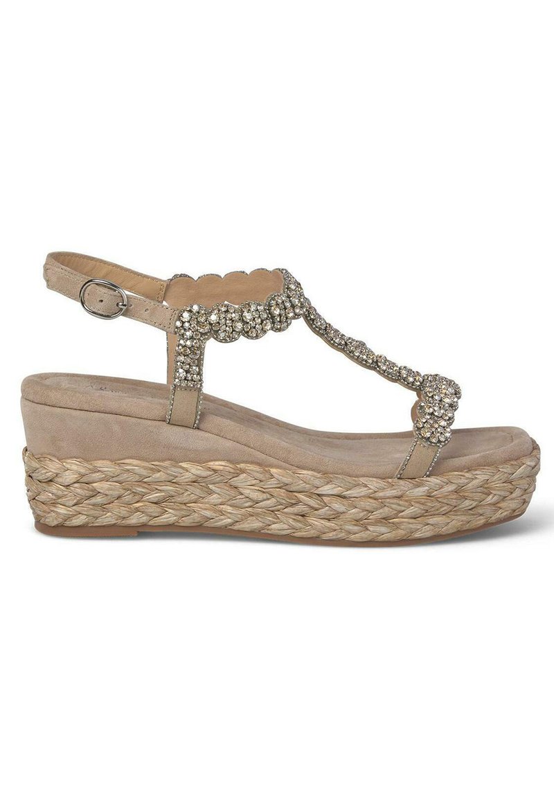 Alma en Pena Espadrilles zandkleur Alma en Pena Espadrilles zandkleur