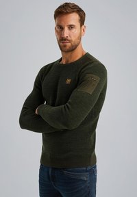 PME Legend PULLOVER FLIGHT-POCKET - Strickpullover - rosin