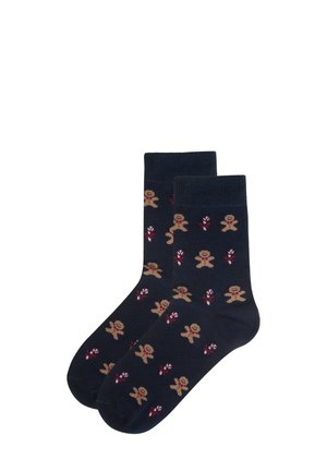 MIX MATCH - Strømper - dark blue with print