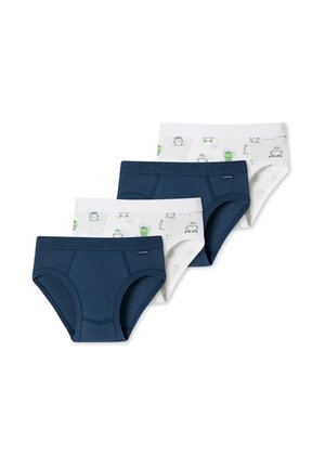 4-PACK - Briefs - weiß blau