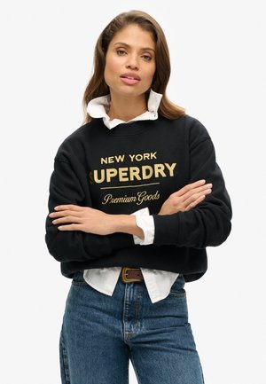 LUXE METALLIC LOGO - Sweatshirt - black