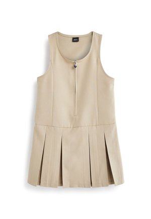 Next ZIP FRONT PINAFORE - Denné šaty - neutral stone