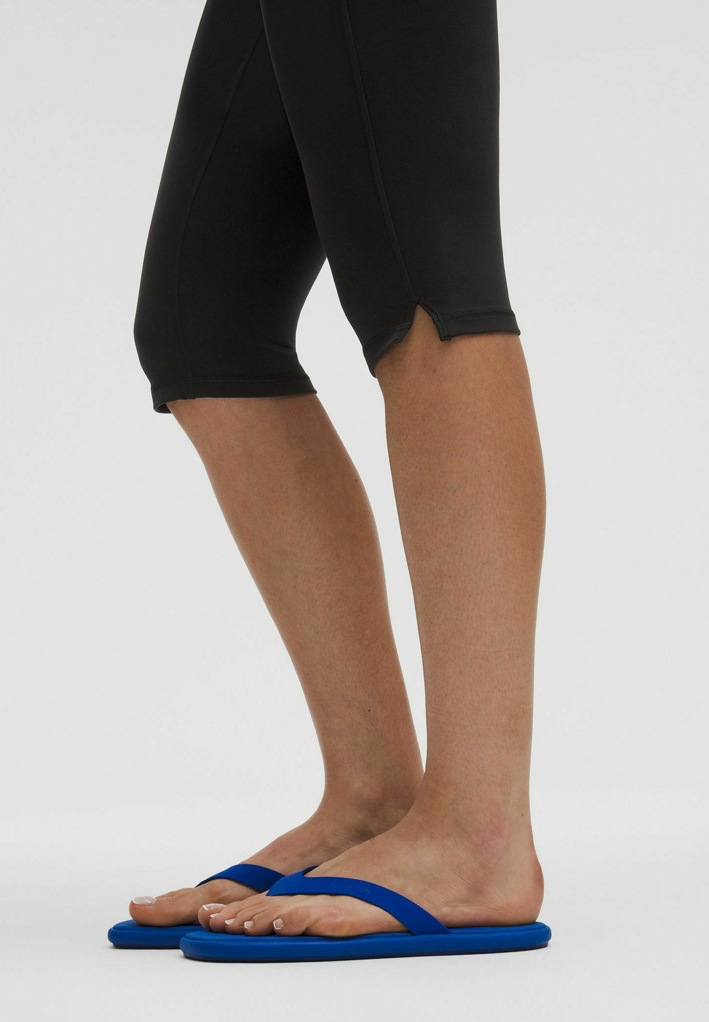lululemon Groove High-Rise Notched-Hem Crop - Leggings - black