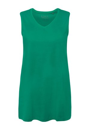 Ulla Popken, TOP, A-LINIE, V-AUSSCHNITT, ÄRMELLOS - Top - emerald