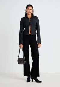Weekday ZIP SUITING  - Tunn jacka - dark grey melange