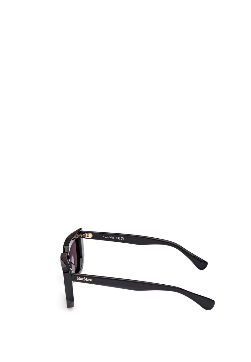 Max Mara Lunettes de soleil glossy black smoke gray/noir