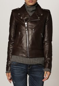 Schott Læderjakker - prune