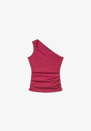 Calliope, TOP TINTA UNITA - Top - rosso india