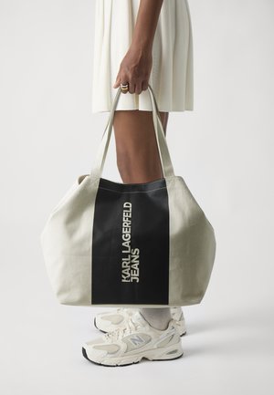 Shopping bags - natural/black