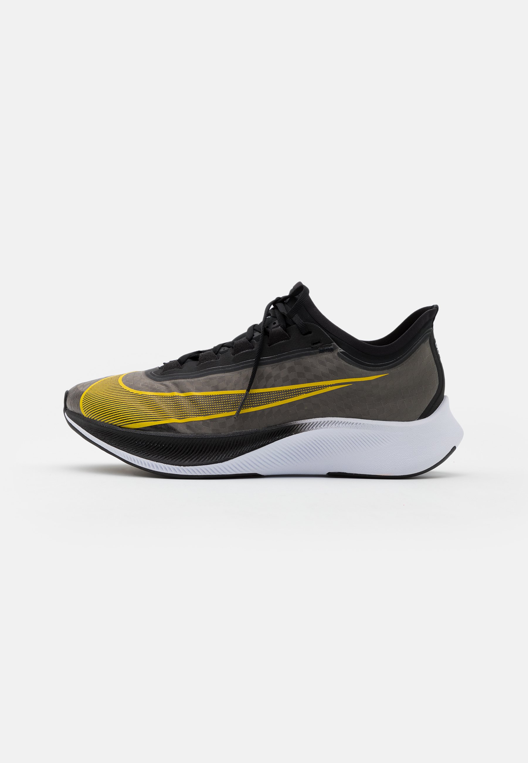 Nike Performance ZOOM FLY 3 - Scarpe running neutre - black/opti  yellow/white/nero - Zalando.it