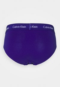 Calvin Klein Underwear HIP BRIEF 3 PACK COTTON STRETCH - Cuecas - hemisphere/direct green/blue flan