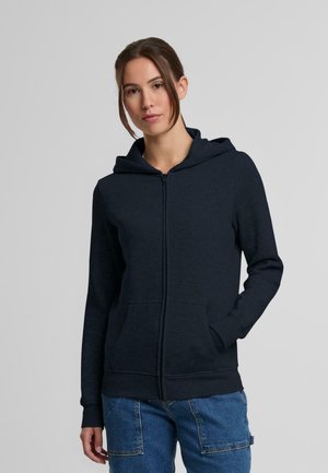 BASIC ESSENTIAL ZIP HOODY - Sweat zippé - navy