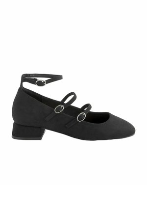 FOREVER COMFORT MARY JANE - Pahkluurihmadega baleriinad - black