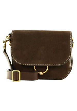 Sac à Main Bandoulière Vintage The Bridge – Cuir Marron Authentique, Avec Clé, Occasion – Style Rétro